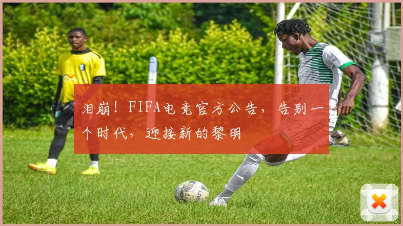 泪崩！FIFA电竞官方公告，告别一个时代，迎接新的黎明